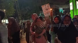 Torch parade to welcome Ramadhan 1445 H in Tangerang, Indonesia