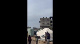 Aircraft carry out airdrops of Humanitarian Aid in Gaza