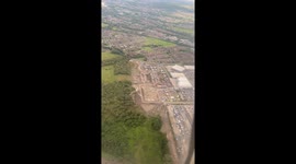 Take off aeroplane from glasgow Airport scotland easyjet to dalaman / marmaris
