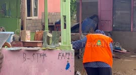 babies and elderly flood victims in Padang began to contract the disease