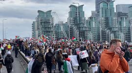 Thousands march for Palestine in Central London
