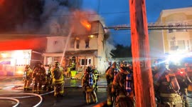 Major Duplex fire Girardville, Schuylkill County, Pennsylvania