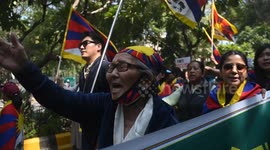 65th Tibetan National Uprising Day in New Delhi, India
