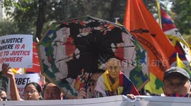 65th Tibetan National Uprising Day in New Delhi, India