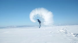 What is needed for magic? Siberia, frost and boiling water!