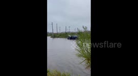 US: Record Rainfall Causes Flooding In Parts Of Charleston, South Carolina