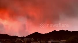 A Fountain Hills, Arizona sunset: capturing beauty in a video