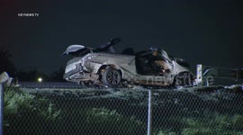 Two-vehicle traffic collision SB 15 Freeway in Los Angeles, CA, USA