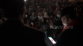 Torch Parade welcoming Ramadan in Tangerang, Indonesia