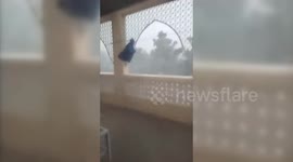 Ad Dhahirah Governorate Hit By Heavy Wind And Rain in Oman