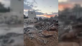 Israeli bulldozers have caused extensive destruction to infrastructure and streets in Nour Shams camp, Tulkarm