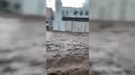 Torrential floods sweep across several states in the Sultanate of Oman as a result of heavy rains