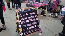 Protesting mums go on 5-day hunger strike in London to end world hunger
