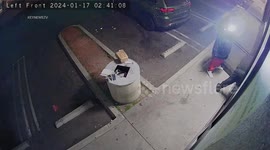 CCTV Footage of Failed Pharmacy Robbery in Pacoima, LA, USA