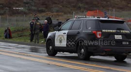 Solo Vehicle Rollover in Santa Clarita, LA, USA