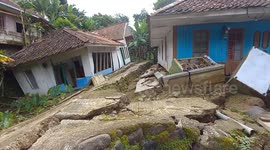 Landslide in West Java Damages Dozens of Homes