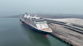 China's Tianjin welcomes int'l cruise ship