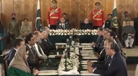 Pakistan's 19-member federal cabinet takes oath