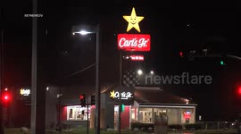 Stockshots: Rain Hits Santa Clarita, LA, USA