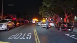 Police at The Scene of Fatal Shooting in Vermont Knolls, LA, USA