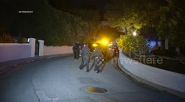 Double Shooting in Hollywood Hills, LA, USA