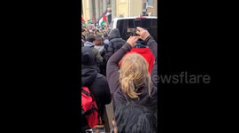 Netherlands: Pro-Palestine Protest Erupts As Israeli President Visits Holocaust Museum Opening 2