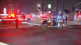 Two Car Collision Sends Four to Hospital in Valley Glen, LA, USA