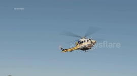 Child Hit by Car Airlifted to Trauma Center in Santa Clarita, LA, USA