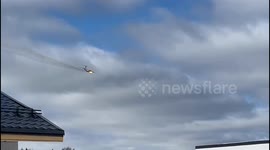 Russian military plane crashes in Ivanovo after engine fire