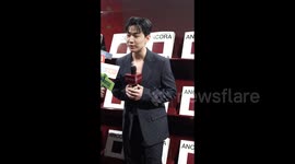 Male singer LAY attends a GUCCI event in Shanghai, China