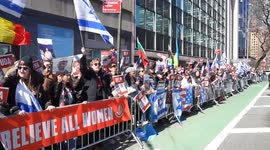 Rally for Israel and hostage release precedes UN Security Council meeting