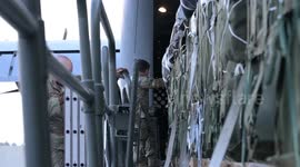U.S. Air Force Delivering Critical Humanitarian Aid in Times of Conflict in Gaza
