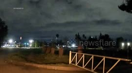 Downed Guyed Wire Causes Power Outage in Mission Hills, LA, USA