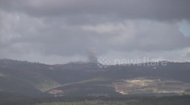 Israel bombs eastern Lebanon for second time since hostilities in Gaza began
