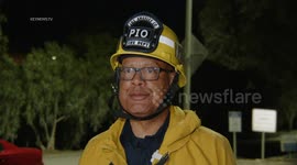 Interview with Fire Department on Castaic Chiquita Canyon Landfill Incident in LA, USA
