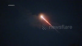 SpaceX Starlink Launch Seen from Simi Valley, LA, USA