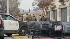 Scene of The Deputy Involved Shooting of Suspect Armed With Machetes in Lancaster, LA, USA