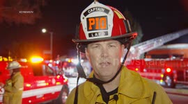 Update on Major Emergency Structure Fire Fatality With LAFD PIO at Scene in LA, USA