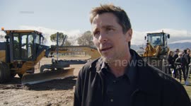 Interviews on breaking ground for a new foster care project by