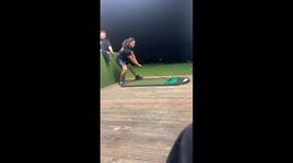 Golfer Hits The Wrong Ball