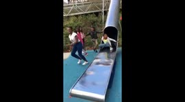 Masks Turn Slide Into Horror Ride