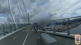 Officers Save Man from Jumping off Bridge in Long Beach, USA