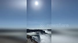 World-Famous Niagara Waterfalls in New York, USA