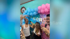 Family are crazily over-excited with gender reveal