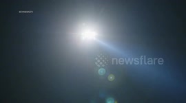 Strong Winds Blow Man Off Cliff at Crest Highway in Los Angeles, USA