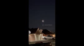 Rocket Launch Creates Ring In Sky