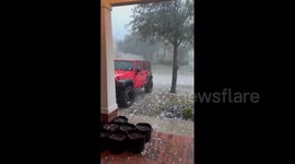 US: Possible Tornado And Large Hail Reported In Frisco, Texas 3