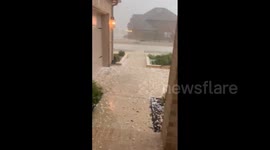 US: Possible Tornado And Large Hail Reported In Frisco, Texas 5