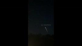 Witness captures SpaceX Crew Dragon capsule returning to earth