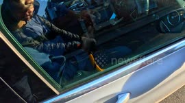 'You're not coming near me!' CyclingMikey avoids motorist's sudden turn after catching them using phone